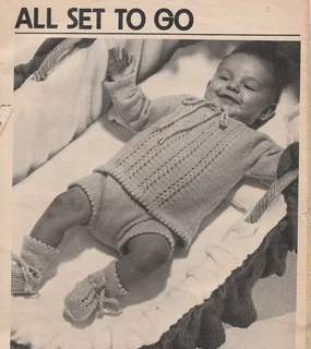 Living &amp; Loving  For Your Spring Time Baby - Sept 1976  Knitting &amp; Crochet Patterns - Crafts