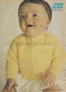 Living &amp; Loving  For Your Spring Time Baby - Sept 1976  Knitting &amp; Crochet Patterns - Crafts