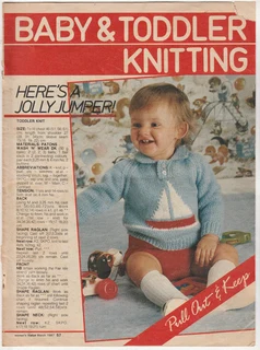 Woman's Value - Baby & Toddler Knitting Patterns Pullout - March 1987 - Crafts