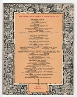 The Royal Line of Succession - 1952 - PITKINS