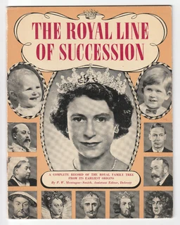 The Royal Line Of Succession - 1952 - Pitkins
