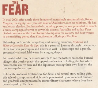 THE FEAR - Peter Goodwin - 2010 - 1st Publication