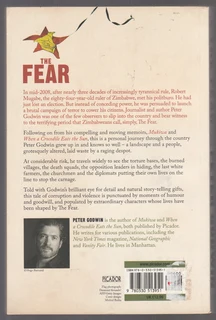 THE FEAR - Peter Goodwin - 2010 - 1st Publication