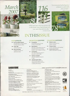 GARDEN and HOME - March 2007 - Magazine