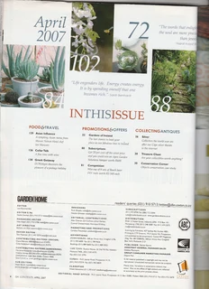 GARDEN and HOME - April 2007 - Magazine