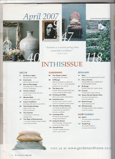 GARDEN and HOME - April 2007 - Magazine