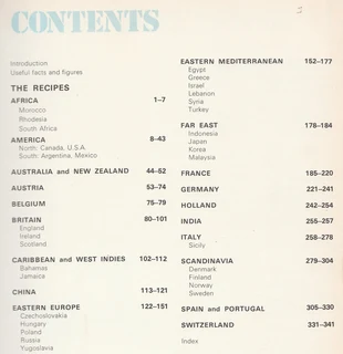 Marguerite Pattern&#39;s - International Cookery in Colour - Cookbook