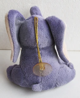 Vintage Soft Toy Elephant with Suction Cap