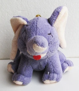 Vintage Soft Toy Elephant with Suction Cap