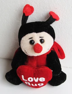 Valentine Love Bug Lady Bug Soft Toy