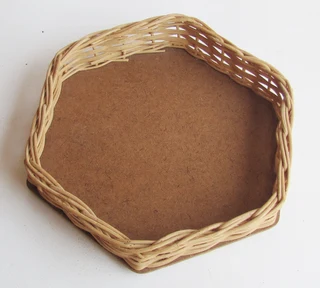 P6 Sided Wicker Basket - DIY - Crafts