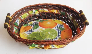Oval Wicker Basket - DIY - Crafts