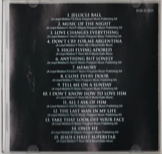 The Love Songs of Andrew Lloyd Webber - CD - 1997