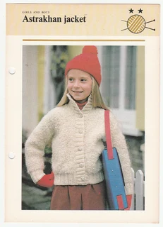 Children's Astrakhan Jacket - Knitting Pattern - Crafts
