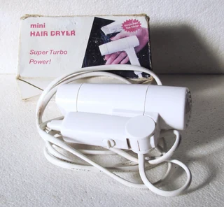 Vintage - Mini Hair Dryer - Super Turbo Power