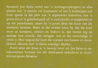JAN SPIES - Poort Deur Die Koue - Vertellings 2