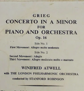 Winifred Atwell - Rare - 33 1/3 DECCA Long Playing Record / Gramophone Record