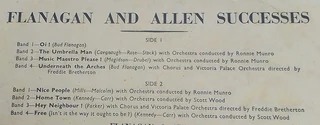 Flanagan and Allen Success - 33 1/3 Long Playing Record / Gramophone