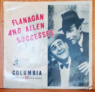Flanagan and Allen Success - 33 1/3 Long Playing Record / Gramophone