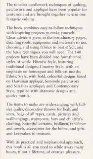 Quilting - Designs - Techniques - 140 Practical Projects - Sewing Pattern Book - Crafts