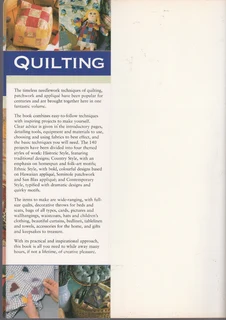 Quilting - Designs - Techniques - 140 Practical Projects - Sewing Pattern Book - Crafts