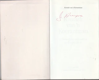 KRONIEK van &#39;n KOERANTMAN - Hennie van Deventer - Afrikaans Book