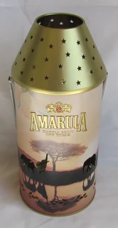 Collectable Tin - Candle / Light Holder - Bar Ornament - Amarula Fruit & Cream - South Africa