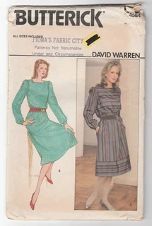 Butterick 4584 - Vintage Dress Sewing Pattern - Crafts