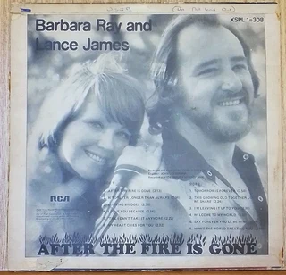 After The Fire Has Gone - Barbara Ray and Lance James - Vinyl LP (Record) - 1977