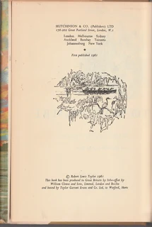 A Journey to Matecumbe - Robert Lewis Taylor - 1st Edition 1961