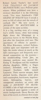 A Journey to Matecumbe - Robert Lewis Taylor - 1st Edition 1961