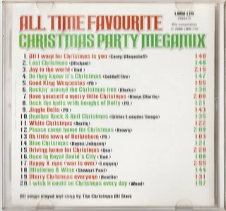 All Time Favourite Christmas Party - Megamix CD - 2000