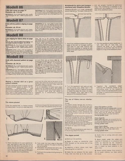 The Golden Book of Fashion - NEUE MODE - No 8 - August 1983 - Sewing etc Patterns - Crafts