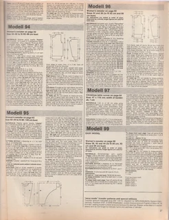 The Golden Book of Fashion - NEUE MODE - No 12 - December 1983 - Sewing etc Patterns - Crafts