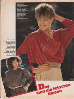 The Golden Book of Fashion - NEUE MODE - No 12 - December 1983 - Sewing etc Patterns - Crafts