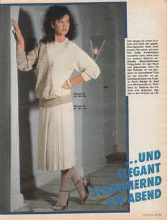 The Golden Book of Fashion - NEUE MODE - No 12 - December 1983 - Sewing etc Patterns - Crafts