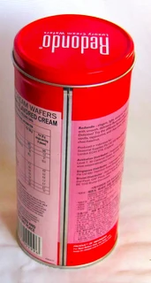 Collectable Tin - Luxury Cream Wafers - Strawberry and Cream - Indonesia