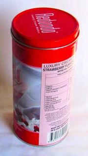 Collectable Tin - Luxury Cream Wafers - Strawberry and Cream - Indonesia