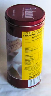 Collectable Tin - REDONDO - Luxury Cream Wafers - Chocolate - Indonesia