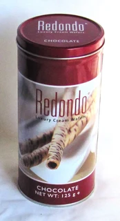 Collectable Tin - Redondo - Luxury Cream Wafers - Chocolate - Indonesia