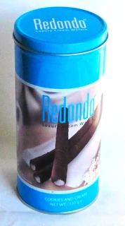 Collectable Tin - Redondo - Luxury Cream Wafer - Cookies And Cream - Indonesia
