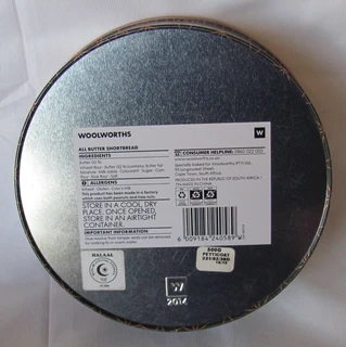 Collectable Tin - WOOLWORTHS - All Butter Shortbread Tin