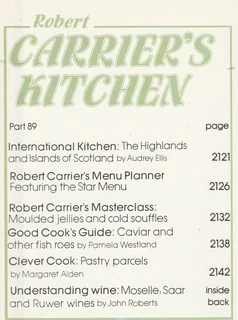 Robert Carrier&#39;s Kitchen - Part 89 - Cooking and Baking Recipe Book