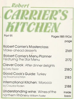 Robert Carrier&#39;s Kitchen - Part 91 - Cooking and Baking Recipe Book