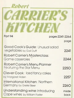 Robert Carrier&#39;s Kitchen - Part 94 - Cooking and Baking Recipe Book