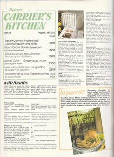 Robert Carrier&#39;s Kitchen - Part 96 - Cooking and Baking Recipe Book