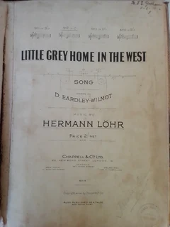 SONGS - H.Gothan - 1908 to 1919 - Music Sheets - Bound into a Book