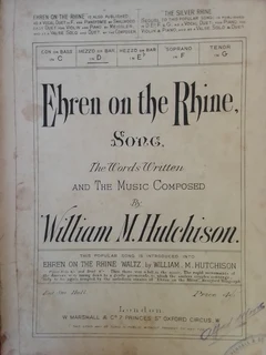 SONGS - H.Gothan - 1908 to 1919 - Music Sheets - Bound into a Book