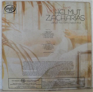 Light My Fire - Helmut Zacharias and His Orchestra - Vinyl LP (Record) - 1976