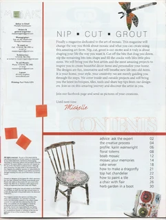 MOSAIC Magazine with Free Coaster Tiles - Crafts